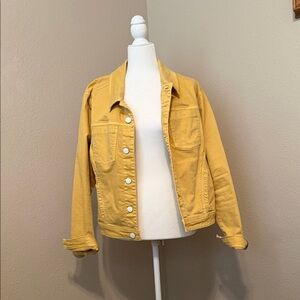 Lane Bryant Mustard Jean Jacket